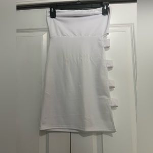 White dress.